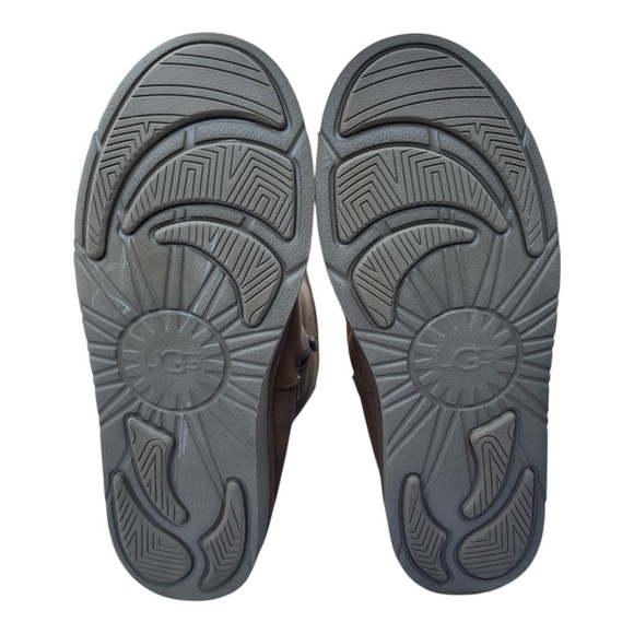 UGG Mid Suede Boot Chestnut Celvin 1118957 Zip Shearling Winter Women’s Size 10 - Picture 10 of 16